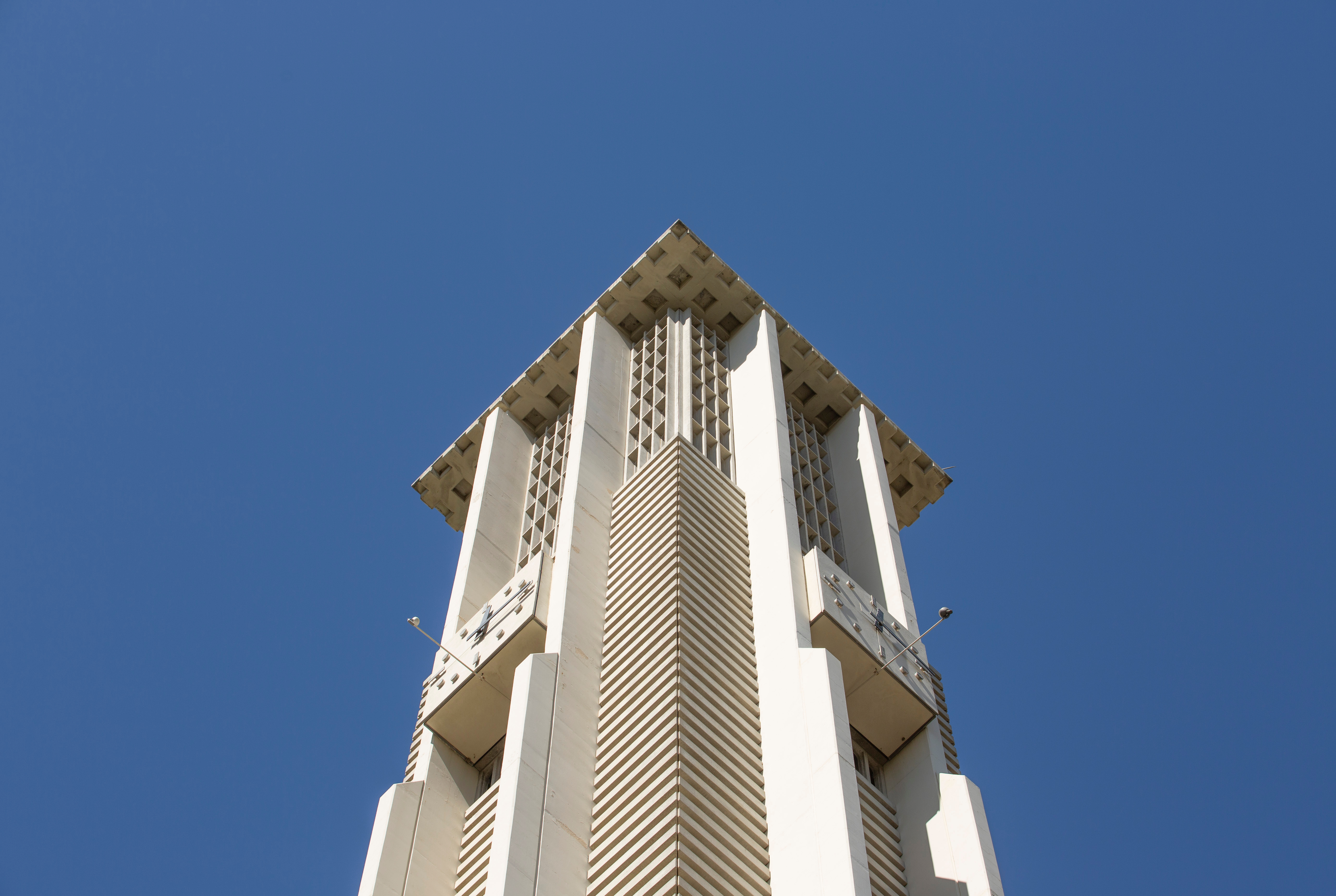 UC Riverside Bell Tower and campus landscape