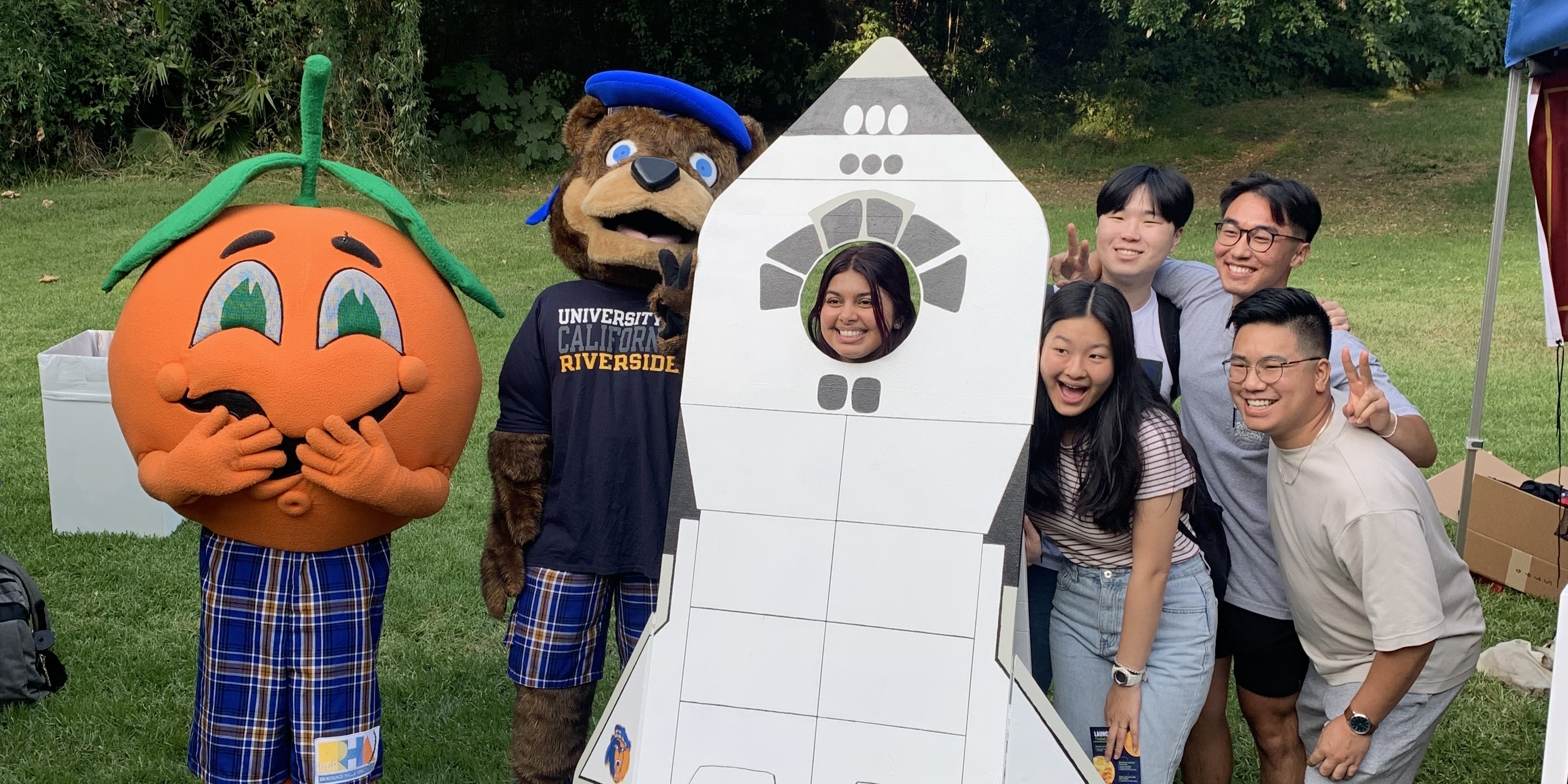 Posing with Mascots Launch Fest 2023