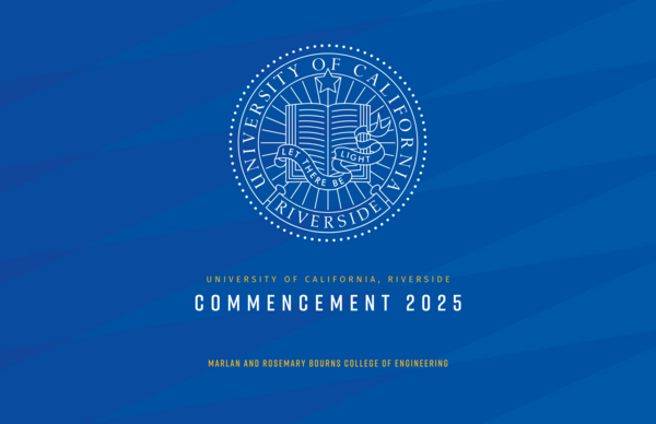 blue background with white UC Riverside seal  