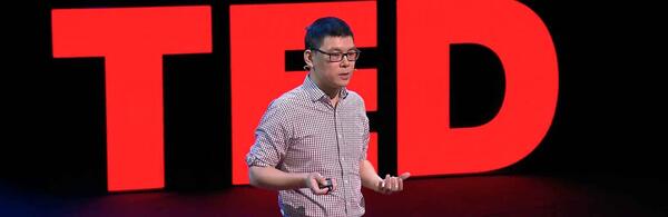 Image of Shaolei Ren at a 2024 TED Talk