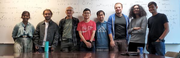 Photo of Silas Richelson and his whole theory group.