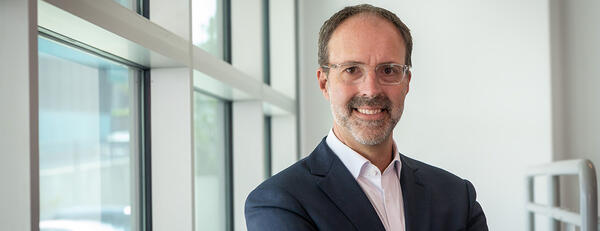 Portrait of Ryan Reid, a BCOE alum and president of Boeing Satellite Systems