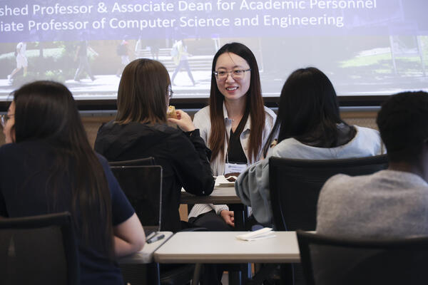 Students engaged in discussion