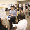 senior design students presenting their capstone projects